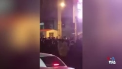 شعار «مرگ بر خامنه‌ای» در اعتراضات شبانه یاسوج - ۱۰ دی