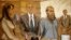 In this courtroom sketch, Muhanad Mahmoud Al Farekh, third from left, appears in federal court in New York April 2, 2015. Authorities say he traveled from Canada to Pakistan to train with al-Qaida, planning to kill American soldiers.