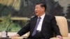 El presidente chino Xi Jinping habla durante una reunión con Tedros Ghebreyesus, director general de la Organización Mundial de la Salud, en el Gran Salón del Pueblo en Beijing el martes, 28 de enero de 2020.