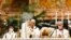Pope Francis celebrates the Easter vigil in a nearly empty St. Peter's Basilica as coronavirus pandemic restrictions stay in place for a second year running, at the Vatican, April 3, 2021. 