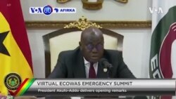 VOA60 AFIRKA: A Ghana, Kungiyar ECOWAS Ta Dakatar Da Kasar Guinea Daga Cikin kungiyar, Bayan Juyin Mulkin Da aka Yiwa Shugaba Alpha Conde