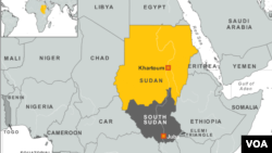 Sudan - South Sudan map