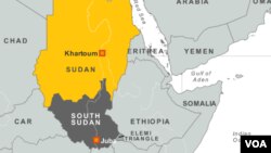 Sudan - South Sudan map