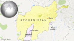 Khost province and Helmand province, Afghanistan
