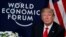 Presiden Amerika Serikat Donald Trump dalam Forum Ekonomi Dunia di Davos, Switzerland, 26 Januari 2018.