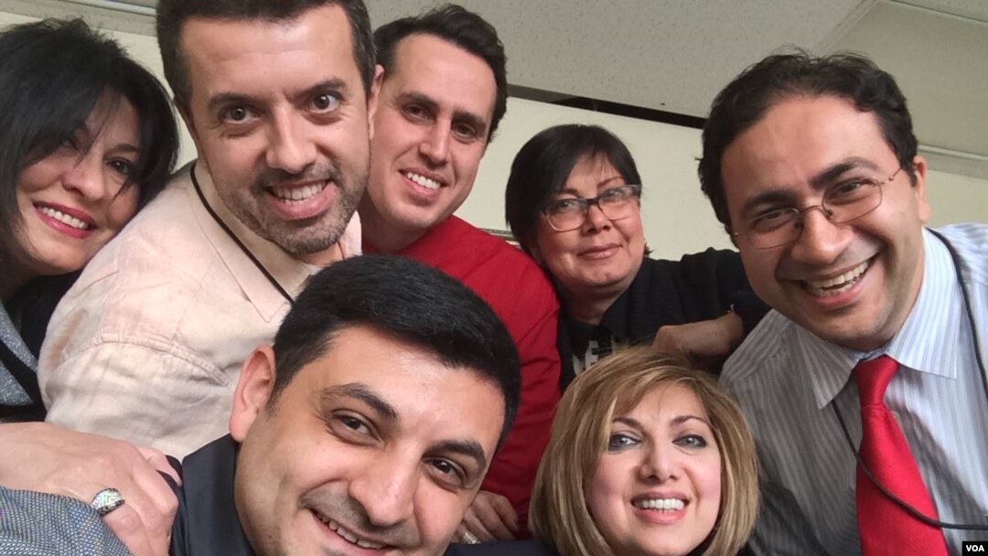 VOA Azerbaijani selfie