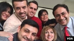 VOA Azerbaijani selfie