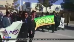 ادامه اعتراضات کشاورزان ورزنه اصفهان