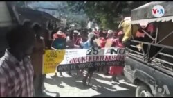 Jounen Entènasyonal Vyolans kont Fanm ak Tifi a te Dewoule nan Mirbalais