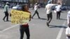 MDC-T youth staged protests in Harare on Thursday resulting in the arrest of 23 activists. (Photo: VOA)