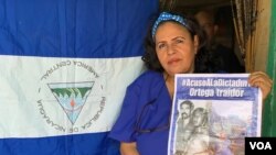 Liseth Pérez, excombatiente en Nicaragua, denuncia que el Gobierno sandinista se ha ensañado contra sus compañeros.