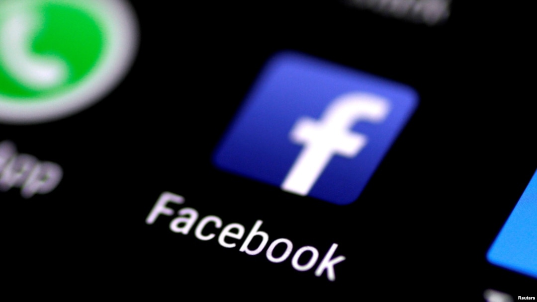 FILE - The Facebook application icon is seen on a phone screen in this Aug. 3, 2017, illustration photo. 