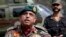 Indian army commander Lieutenant General Sanjiv Chachra addresses a news conference in Srinagar, Oct. 8, 2013. 