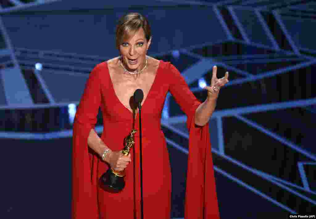 Allison Janney ganhou o Oscar para Melhor Actriz Secundário pelo filme "I, Tonya"