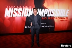 Cast member Tom Cruise attends the premiere of the film "Mission: Impossible - Dead Reckoning Part One," in New York City, New York, U.S., July 10, 2023. REUTERS/Amr Alfiky