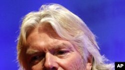 British billionaire Richard Branson, founder of the Virgin Group, speaks at a forum entitled 'Dawn of the New Decade – Alternative Investment in Asia' in Kuala Lumpur, Malaysia, 27 Sept. 2010