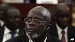 Guinea-Bissau President Malam Bacai Sanha listens during a session of the 17th African Union Summit at the Sipopo Conference Center, outside Malabo, Equatorial Guinea, (file photo ).