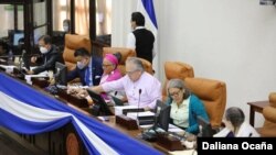 Junta directiva de la Asamblea Nacional de Nicaragua. Foto cortesía.