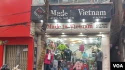 U.S. tariffs on Chinese goods have motivated companies to seek “Made in Vietnam” labels to avoid tariffs. (VOA)