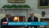 Washington: Biden Akeyi Trump nan Mezonblanch la 