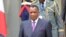 Le président congolais Denis Sassou Nguesso quitte le palais de l'Elysée après la conférence internationale sur la Libye à Paris le 29 mai 2018.