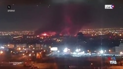 انفجارهای ناشی از حمله به مواضع رژیم ایران در غرب تهران - شنبه ۱۶ اسفند