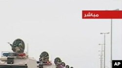 바레인으로 진주하는 사우디 아라비아 군