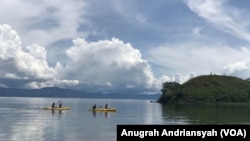 Danau Toba di Sumatra Utara. (Foto: Anugrah Andriansyah/VOA)