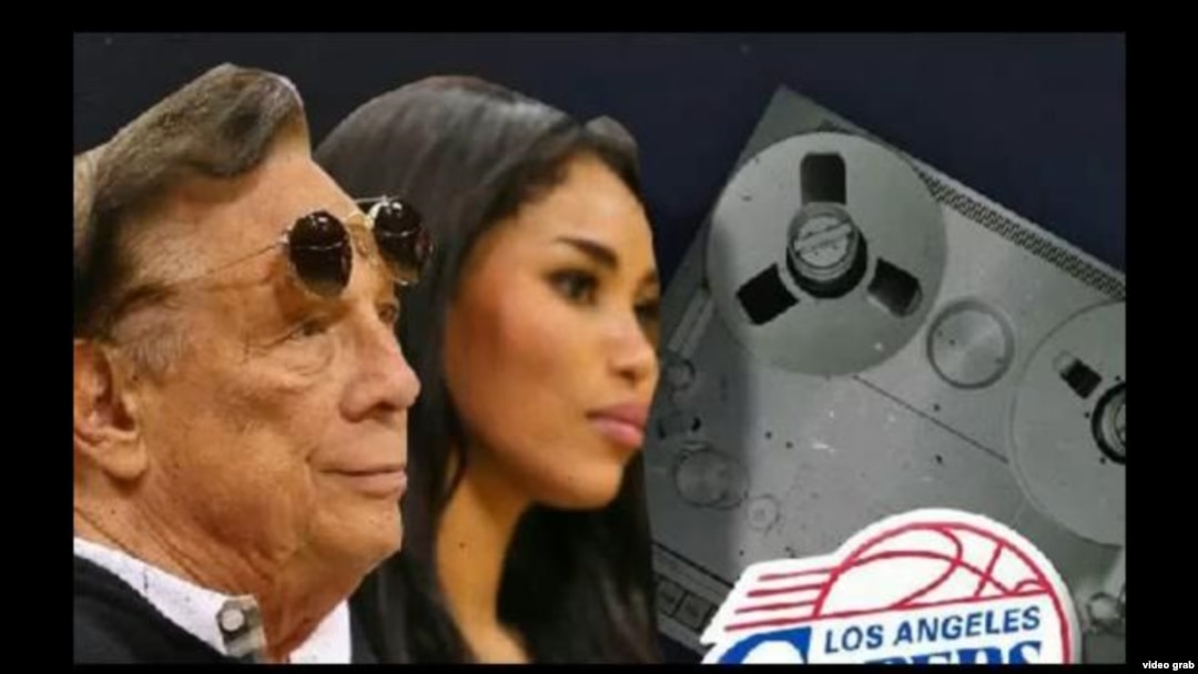 Pemilik LA Clippers Donald Sterling (kiri) dan pacarnya, V. Stiviano (foto: dok). 
