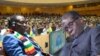 Robert Mugabe Emmerson Mnangagwa Asleep