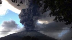 El Salvador: Erupción volcán Chaparrastique