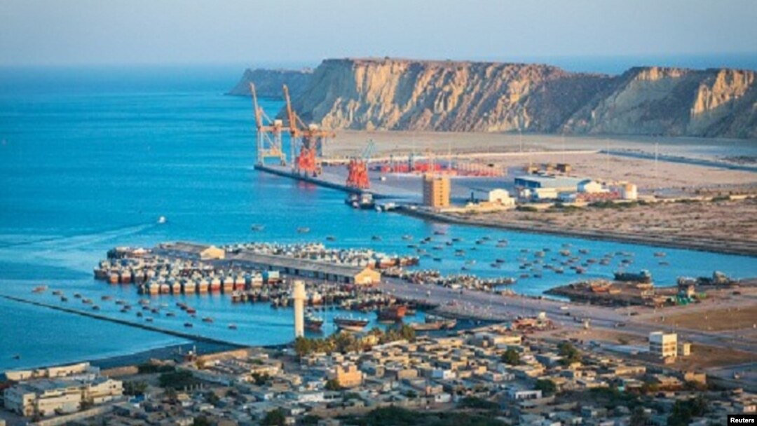 ایران کی چاہ بہار بندرگاہ کا ایک منظر۔