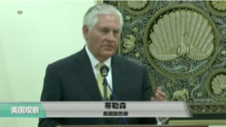 VOA连线：蒂勒森：解决罗兴亚危机，不建议针对缅甸进行全面经济制裁