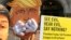 Members of Amnesty International demonstrate outside Trump International Hotel in Washington, June 15, 2017. They were urging the administration of President Donald Trump administration to end its silence on the imprisonment of Taner Kilic, the head of Amnesty International in Turkey. 
