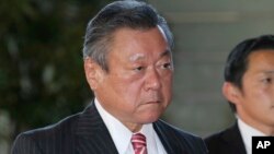 Yoshitaka Sakurada, 68 tahun, ditunjuk oleh PM Shinzo Abe sebagai Menteri urusan Olimpiade 2020 dan Keamanan Siber. 