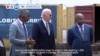 VOA60 America - Biden visits US-financed Angolan rail hub