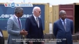 VOA60 America - Biden visits US-financed Angolan rail hub