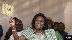 Simone Ehivet Gbagbo, présidente du Mouvement des Générations Capables, Abidjan le 20 août 2022.