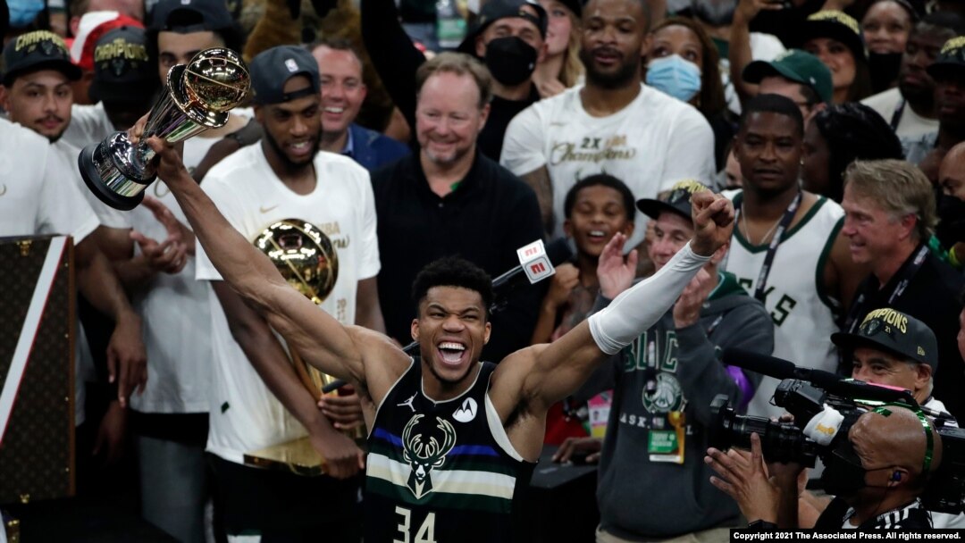 Bucks' 50-year wait ends with a title behind 50 from Giannis - The Columbian