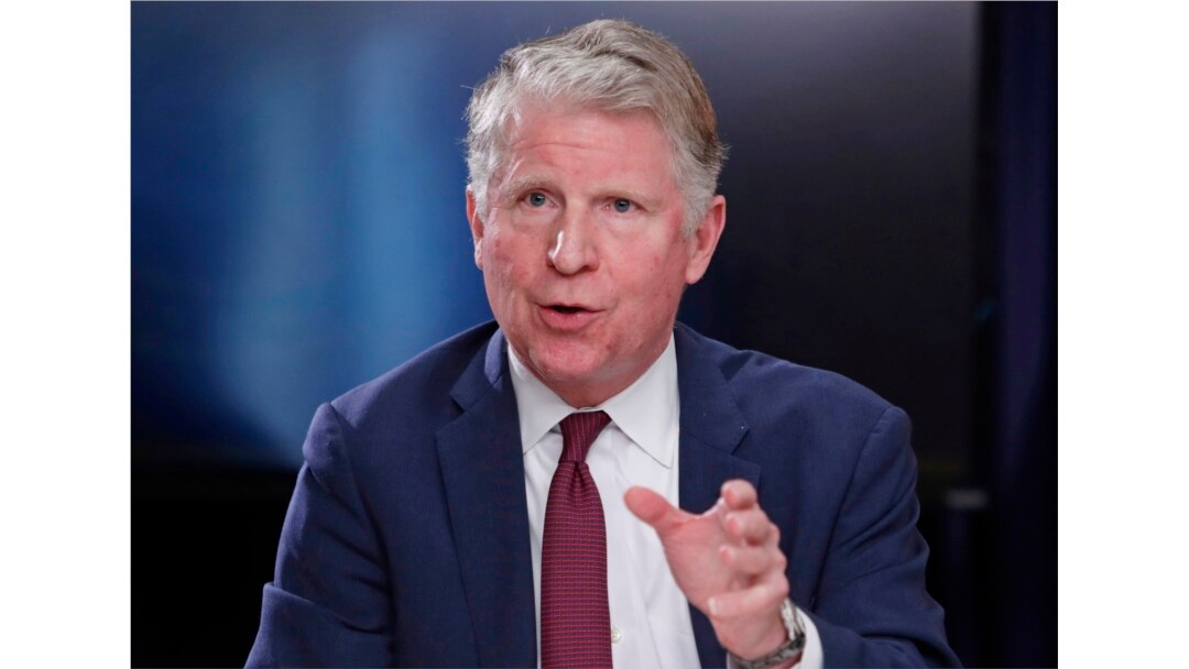 FILE - Manhattan District Attorney Cyrus R. Vance, Jr., responds to a question during a news conference in New York, May 10, 2018.