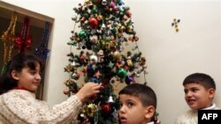 Иракские дети празднуют Рождество Христово. Басра (архивное фото)