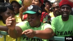 In elections held in three provinces, the Mujuru camp has prevailed, giving her an upper hand in the race to succeed President Mugabe. (File Photo/Irwin Chifera)