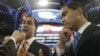 San Antonio Mayor Julian Castro (L), who will be the convention keynote speaker, and his twin brother, State Representative Joaquin Castro, who is running for U.S. Congress, are interviewed at the Democratic National Convention in Charlotte, North Carolin