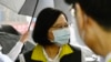 Taiwan President Tsai Ing-wen arrives during her visit to the Centers for Disease Control in Taipei on May 19, 2020. 