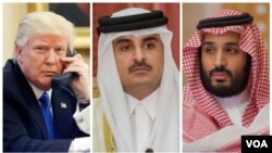 تماس رهبران قطر و عربستان بعد از تماس تلفنی و وساطت پرزیدنت ترامپ ممکن شد. 