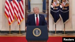 دونالد ترمپ در سخنرانی خود ایران را به حملات بیشتر بر زیر ساخت های انرژی این کشور تهدید کرد.