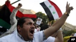 반정부 시위를 벌이는 시리아 국민들 (자료사진)