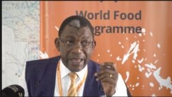 Eddie Rowe, the director of the World Food Program in Zimbabwe, says the organization has a funding gap of more than $200 million to ease the southern African nation's humanitarian crisis, in Harare, Dec. 5, 2019. (Columbus Mavhunga/VOA)