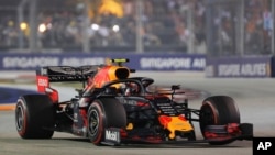 Một xe đua của đội Red Bull trong cuộc đua Công thức 1 ở Singapore, tháng 9/2019 