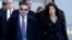 FILE - Giuseppe "Joe" Giudice, left, and his wife, Teresa Giudice, of Montville Township, N.J., walk out of Martin Luther King Jr. Courthouse after a court appearance, in Newark, N.J., Nov. 20, 2013. 